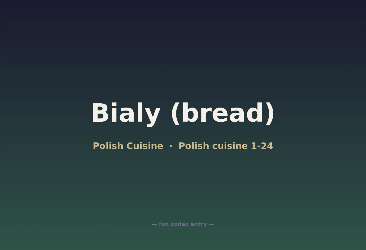 Bialy (bread)